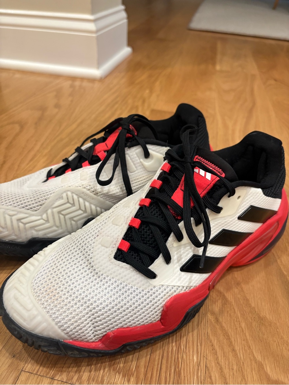 adidas Barricade tennis shoes- size 8 men